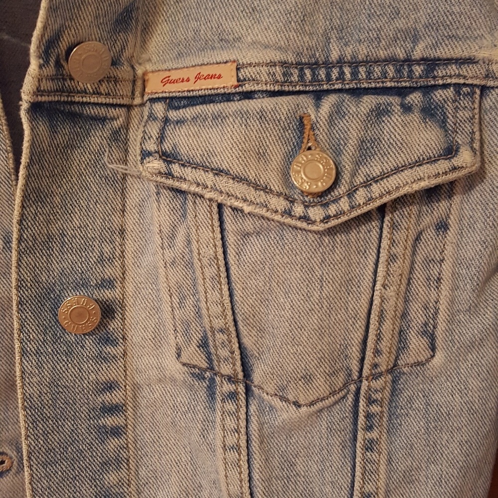 Vintage Guess Denim Jacket - Picture 4 of 6